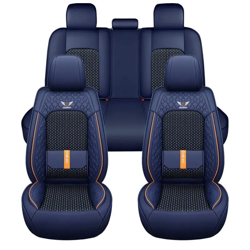 Funda Universal para Asiento de Auto Veron en Piel Genuina + REGALO: Juego Completo de Alfombras