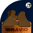 Juego de 5 Alfombras Automotrices Racer en Cuero Legítimo (¡Calidad y Confort!) +REGALO: Mini Aspiradora