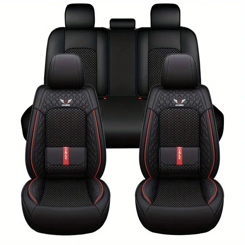 Funda Universal para Asiento de Auto Veron en Piel Genuina + REGALO: Juego Completo de Alfombras
