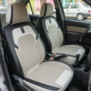 Funda Asiento Universal Vulcan en Cuero Legítimo con AirBag +REGALOS: Alfombra de Cuero y Funda para Volante